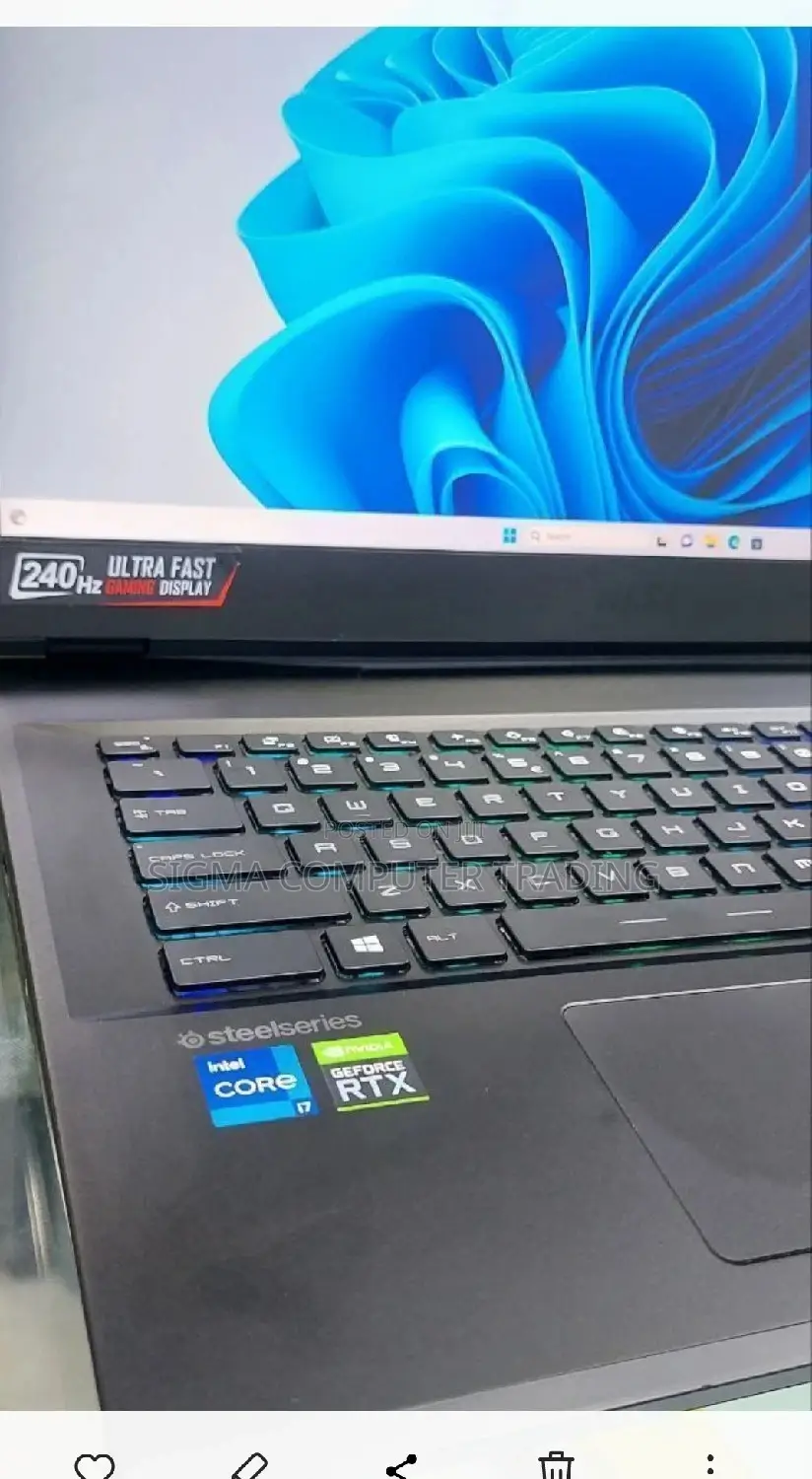 New Laptop MSI GP75 Leopard 16GB Intel Core I7 SSD 1T