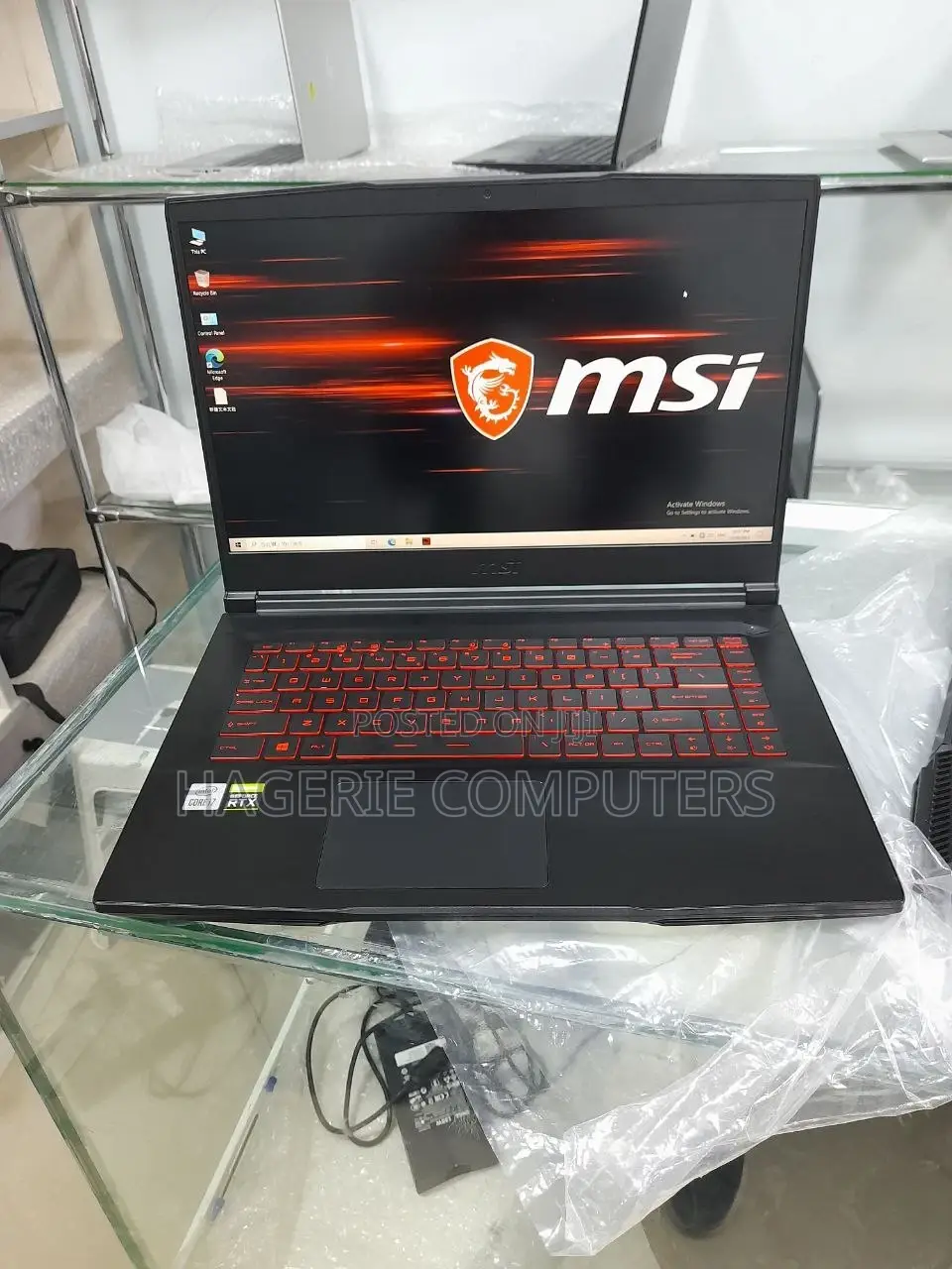 New Laptop MSI 16GB Intel Core I7 SSD 512GB