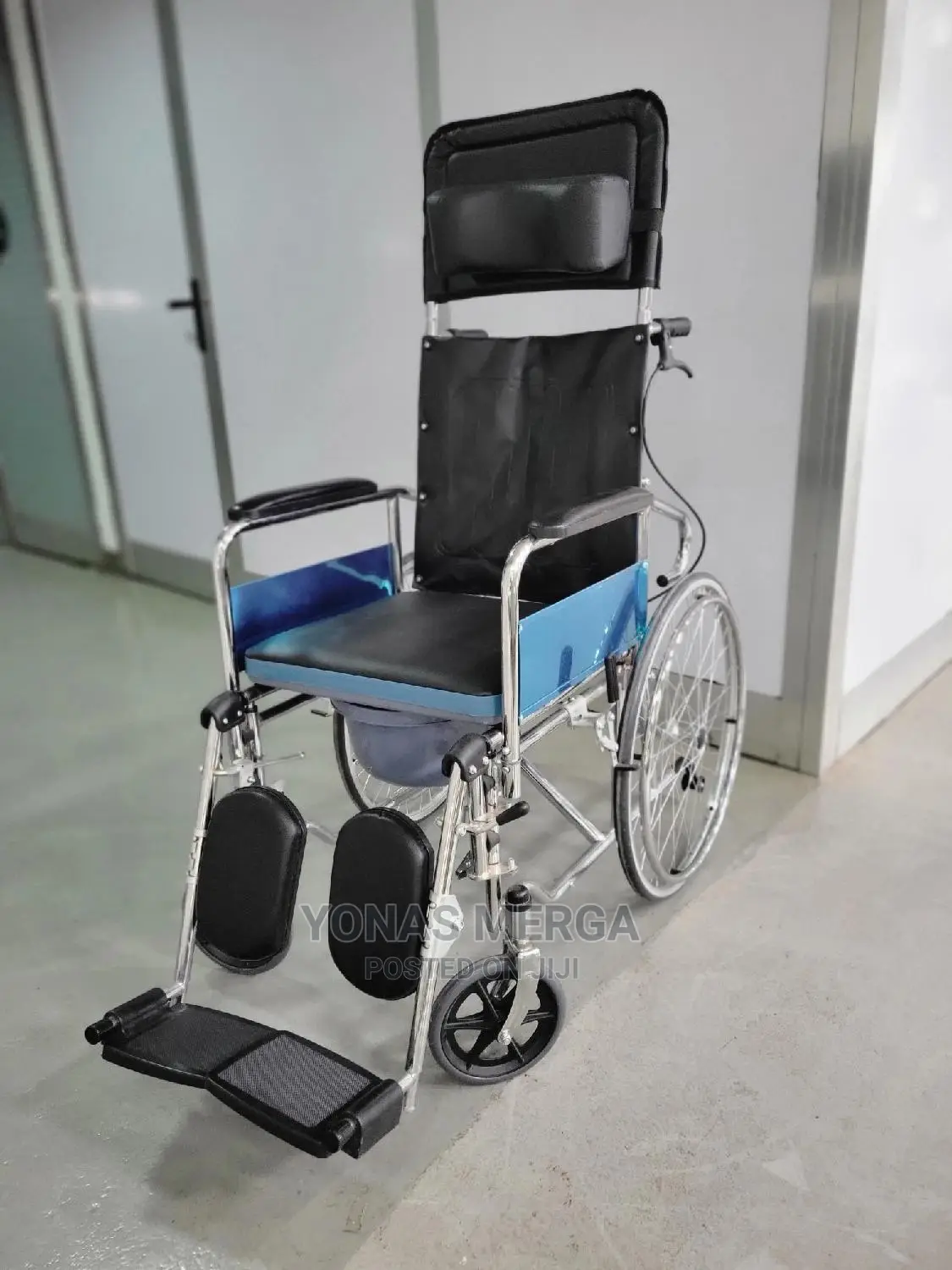 Wheelchair In Ethiopia With Toilet