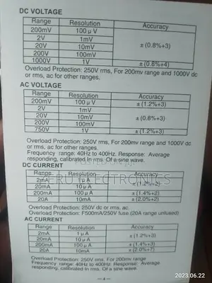 Photo - Multimeter Ut55