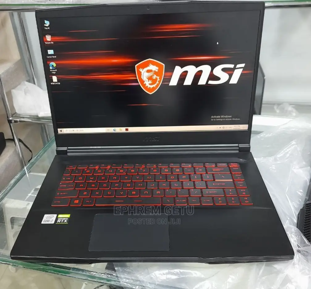 New Laptop MSI GF63 16GB Intel Core I7 SSD 512GB