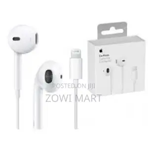 Apple Earpods Headphones With Lightning Connector.