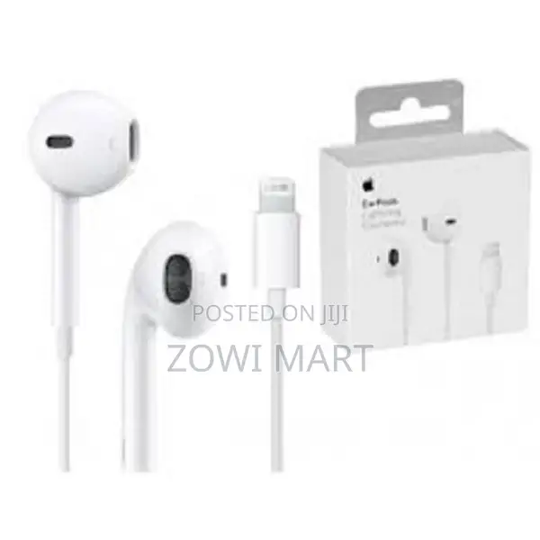 Apple Earpods Headphones With Lightning Connector.
