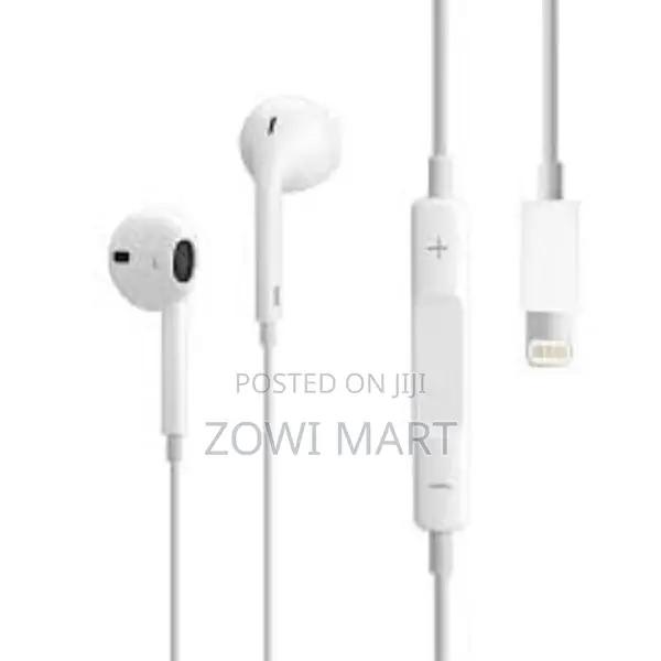 Apple Earpods Headphones With Lightning Connector.