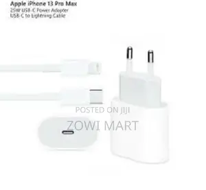 iPhone 13 Pro Max 25w Usb-C Power Adapter Usb-C to Lightning