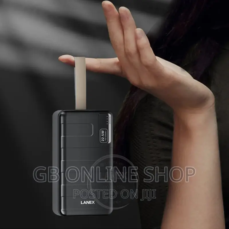 Lanex LP17 Powerbank 30,000 Mah ,22.5W+PD20W
