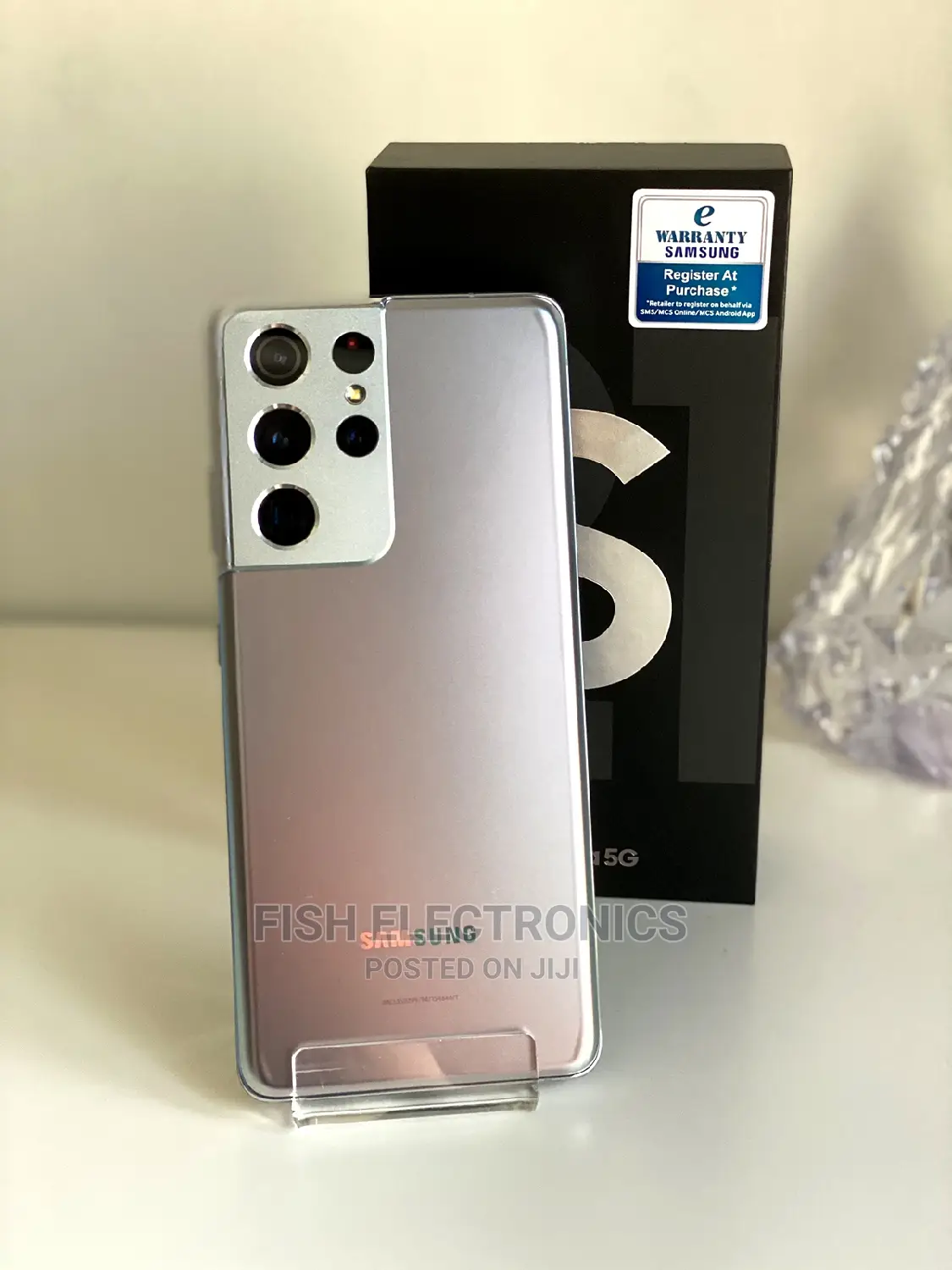 New Samsung Galaxy S21 Ultra 5G 256 GB Silver