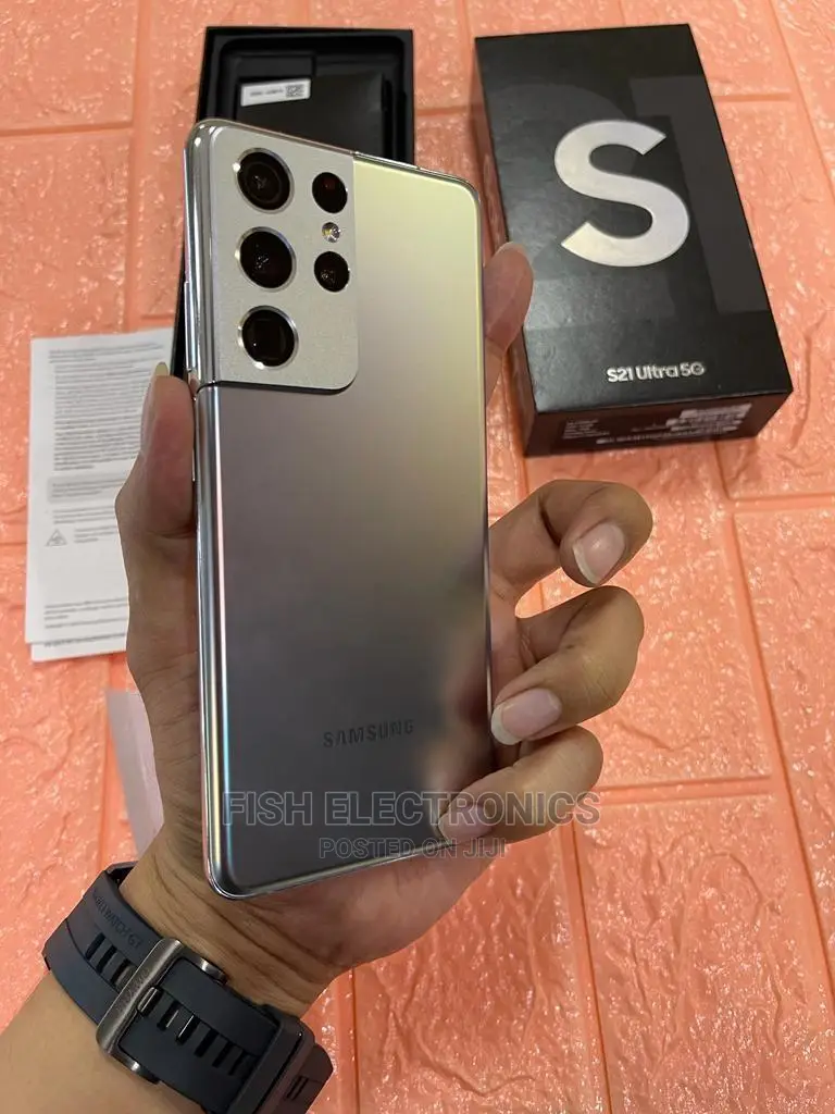 New Samsung Galaxy S21 Ultra 5G 256 GB Silver