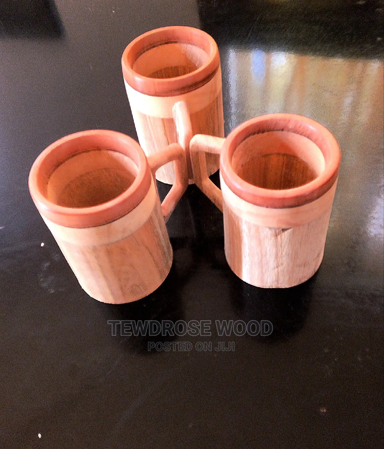 Very Beautiful and Segmented Wood Mugs.