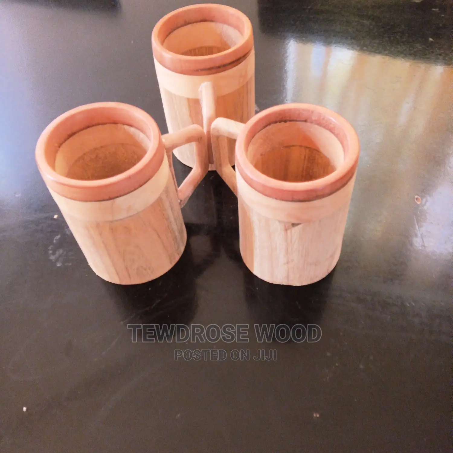 Very Beautiful and Segmented Wood Mugs.