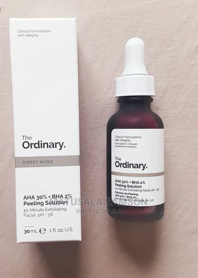 The Ordinary Peeling Solution የማድያትና ጥቁር ቡግር ማጥፊያ