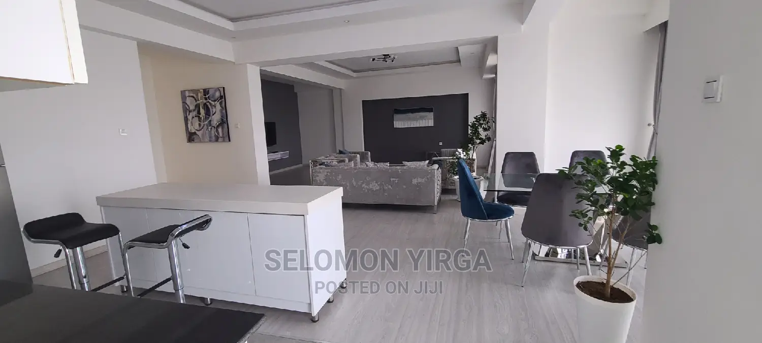 Furnished 4bdrm Penthouse in Adids Abba, Bole for rent