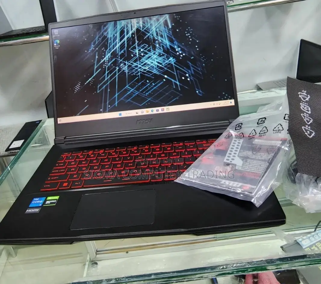 New Laptop MSI GF63 8GB Intel Core I5 SSD 256GB