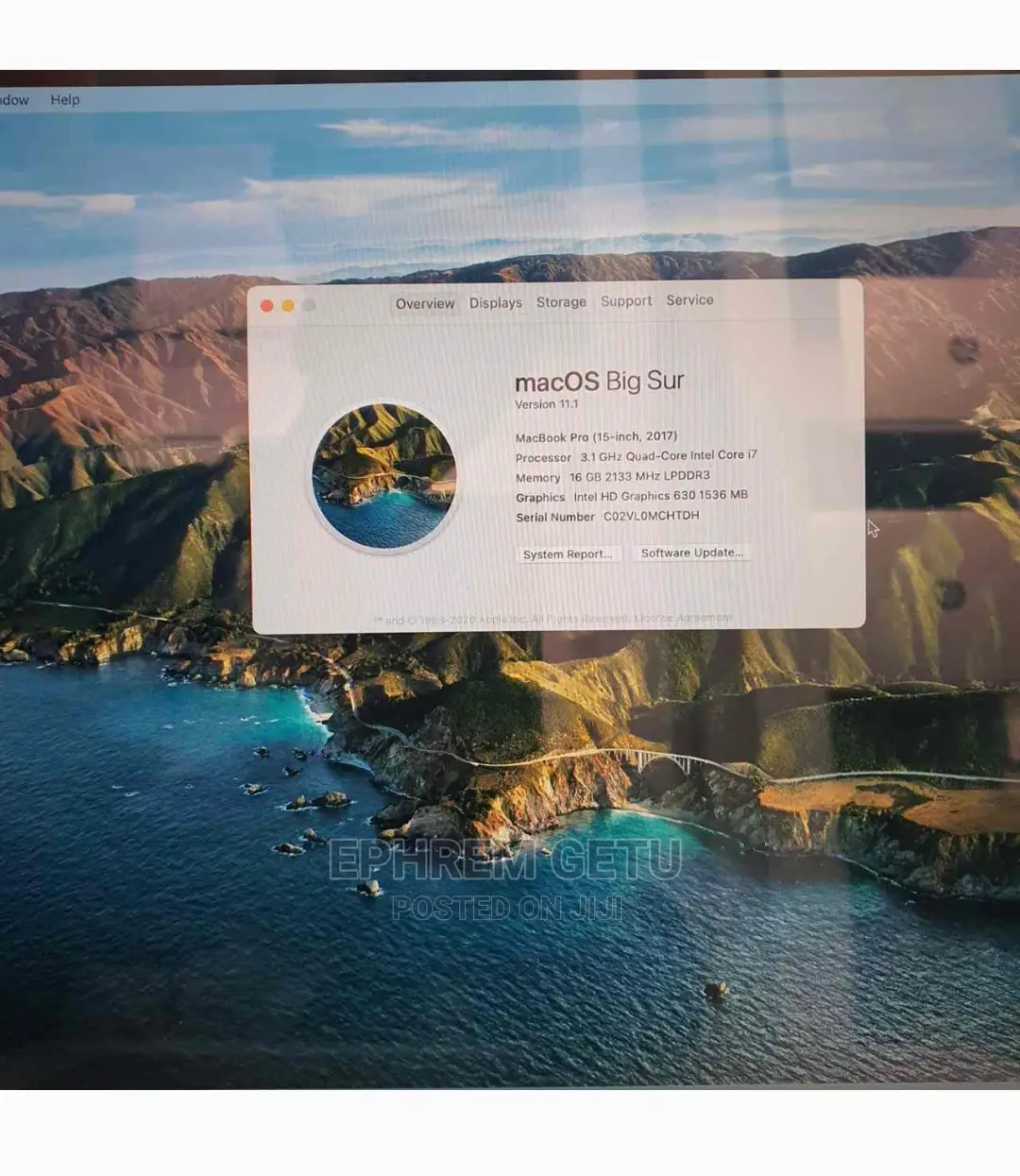 New Laptop Apple MacBook Pro 2017 16GB Intel Core I7 SSD 1T