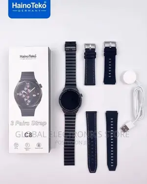 Photo - Hainoteko C8 Smart Watch (Germany With 3 Straps )