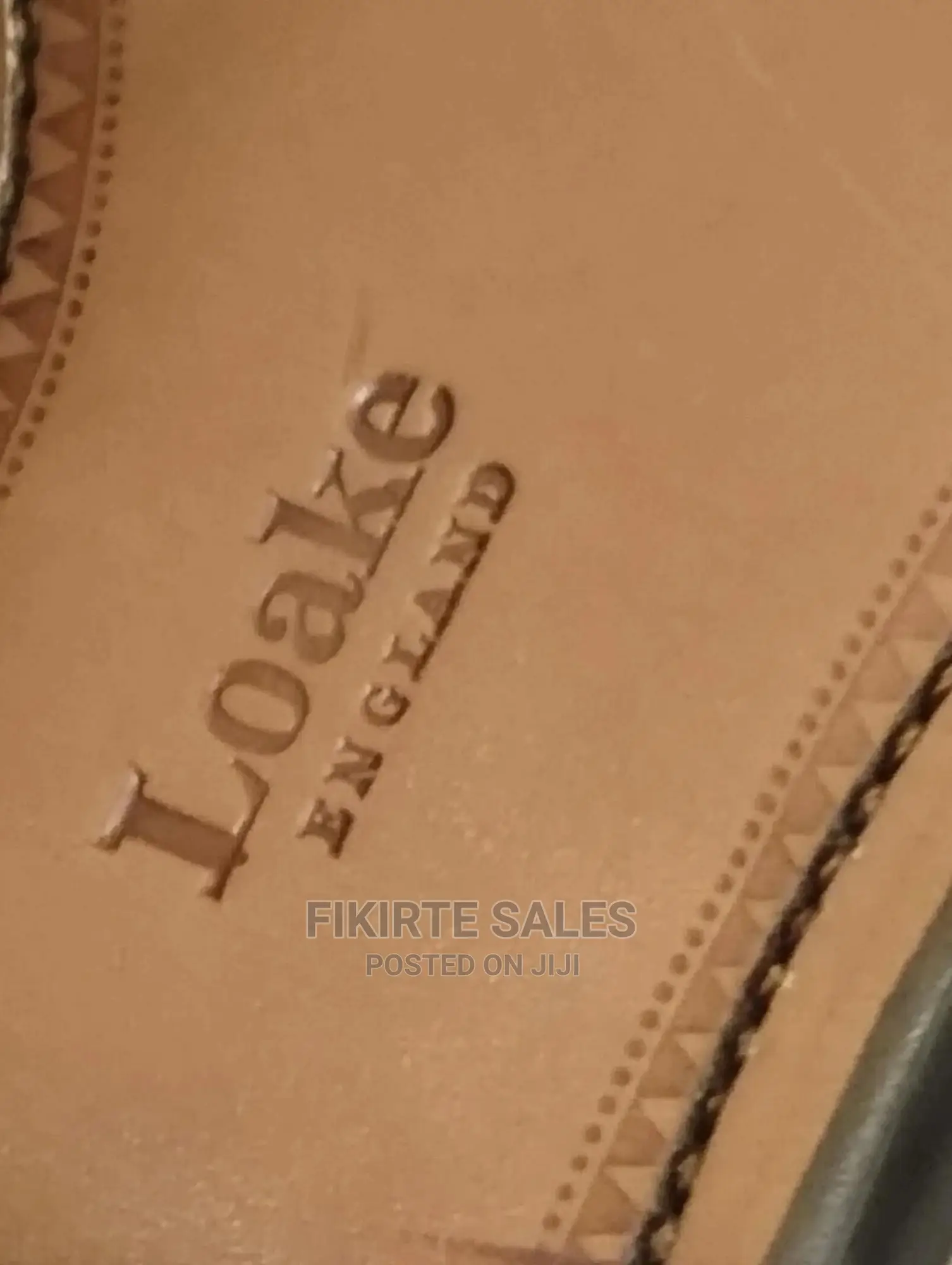 Loake L1 Leather Oxford Toecap Style Shoe - Uk 9.5 / Eu 44