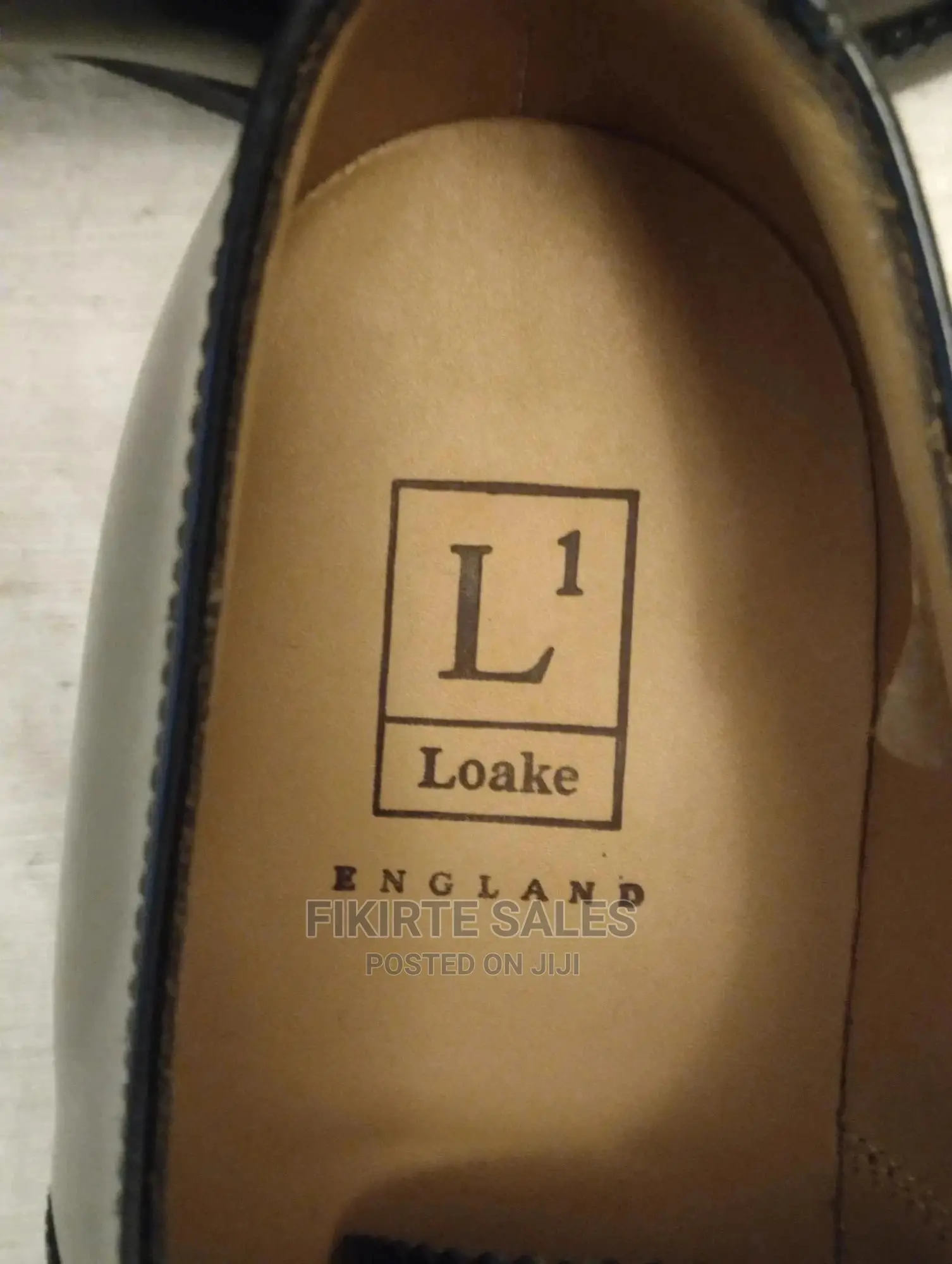 Loake L1 Leather Oxford Toecap Style Shoe - Uk 9.5 / Eu 44