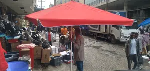 Photo - 2m Single Layer Rectangular Umbrella for Cafe, Restaurant, Garden