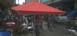 2m Single Layer Rectangular Umbrella for Cafe, Restaurant, Garden