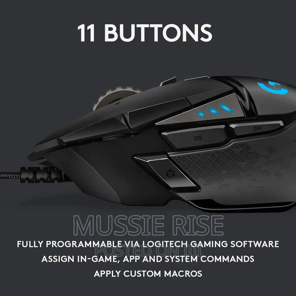 Gaming Mouse Logitech G502 Hero High Performance Wired