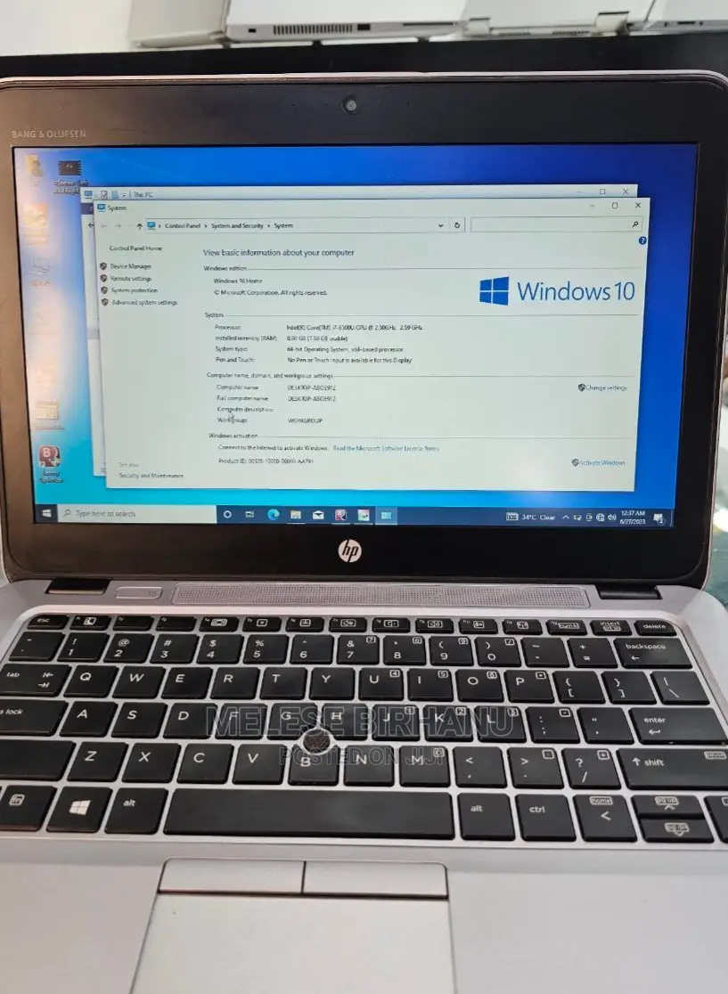 New Laptop HP EliteBook 820 G3 8GB Intel Core I7 SSD 512GB