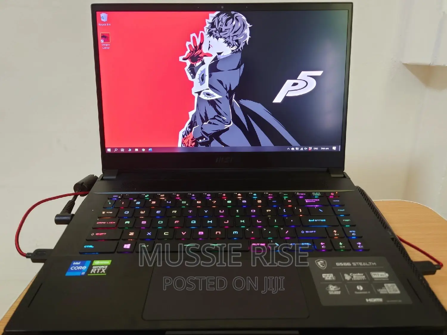 New Laptop MSI GS66 Stealth 10SGS 16GB Intel Core I7 SSD 1T