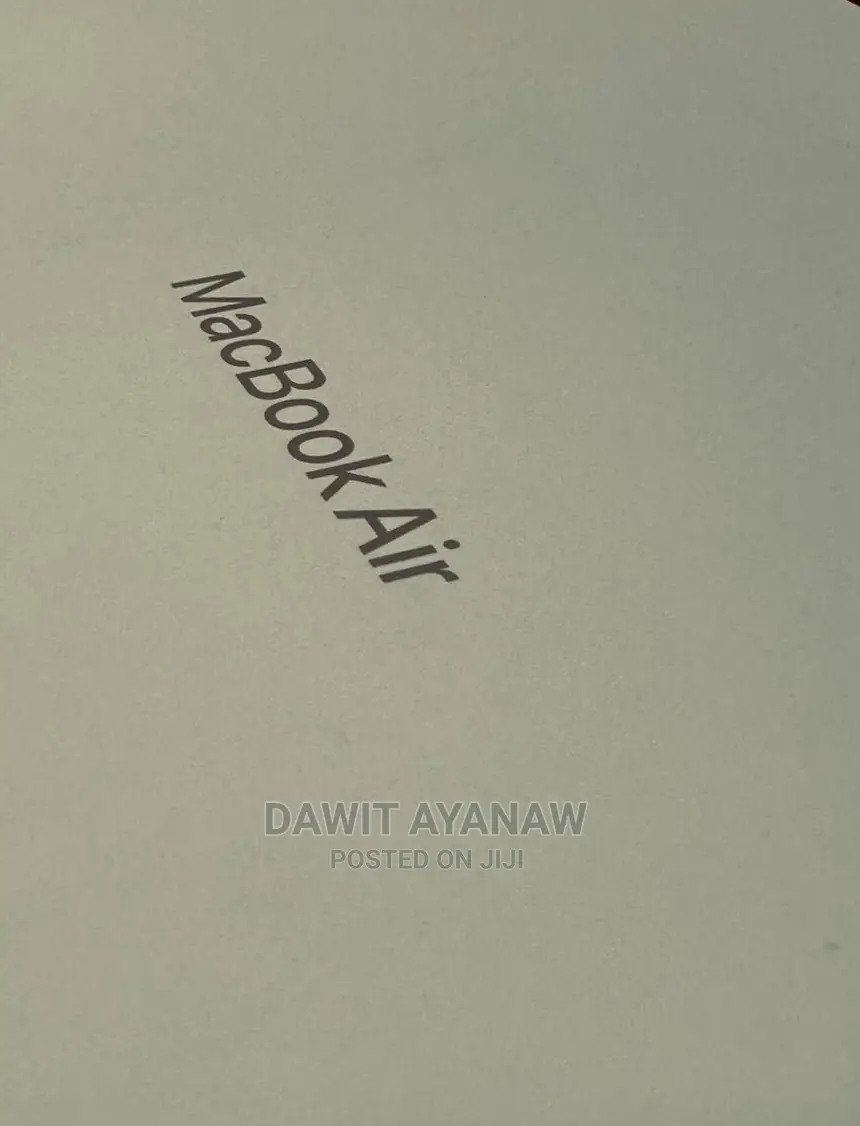 New Laptop Apple MacBook Air 2020 M1 8GB Apple M1 SSD 256GB