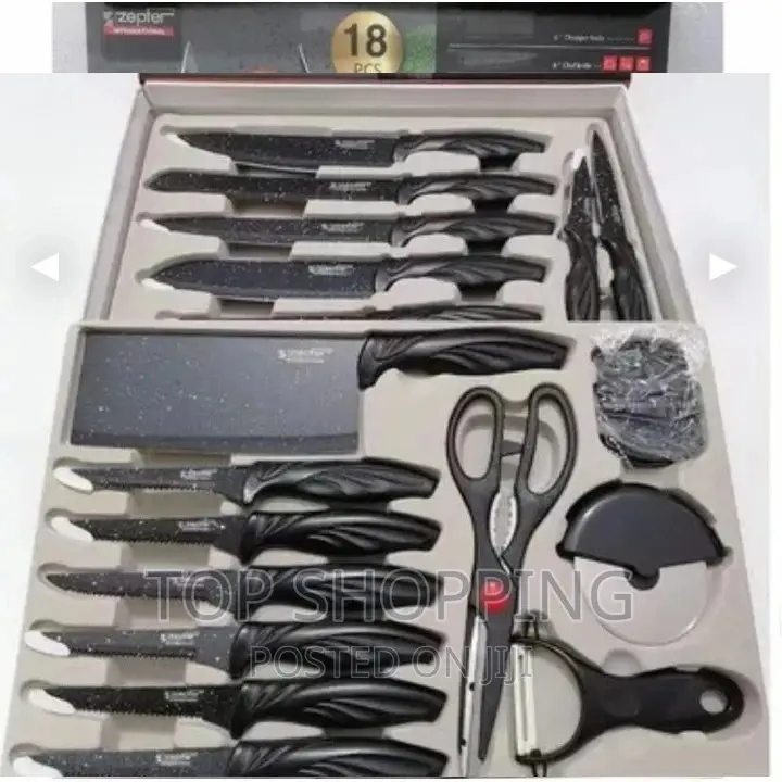 Knife Set ኦርጂናል የቢላ 18 ሴት