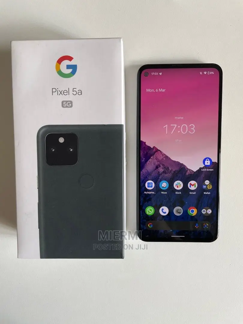 New Google Pixel 5a 5G 128 GB Black
