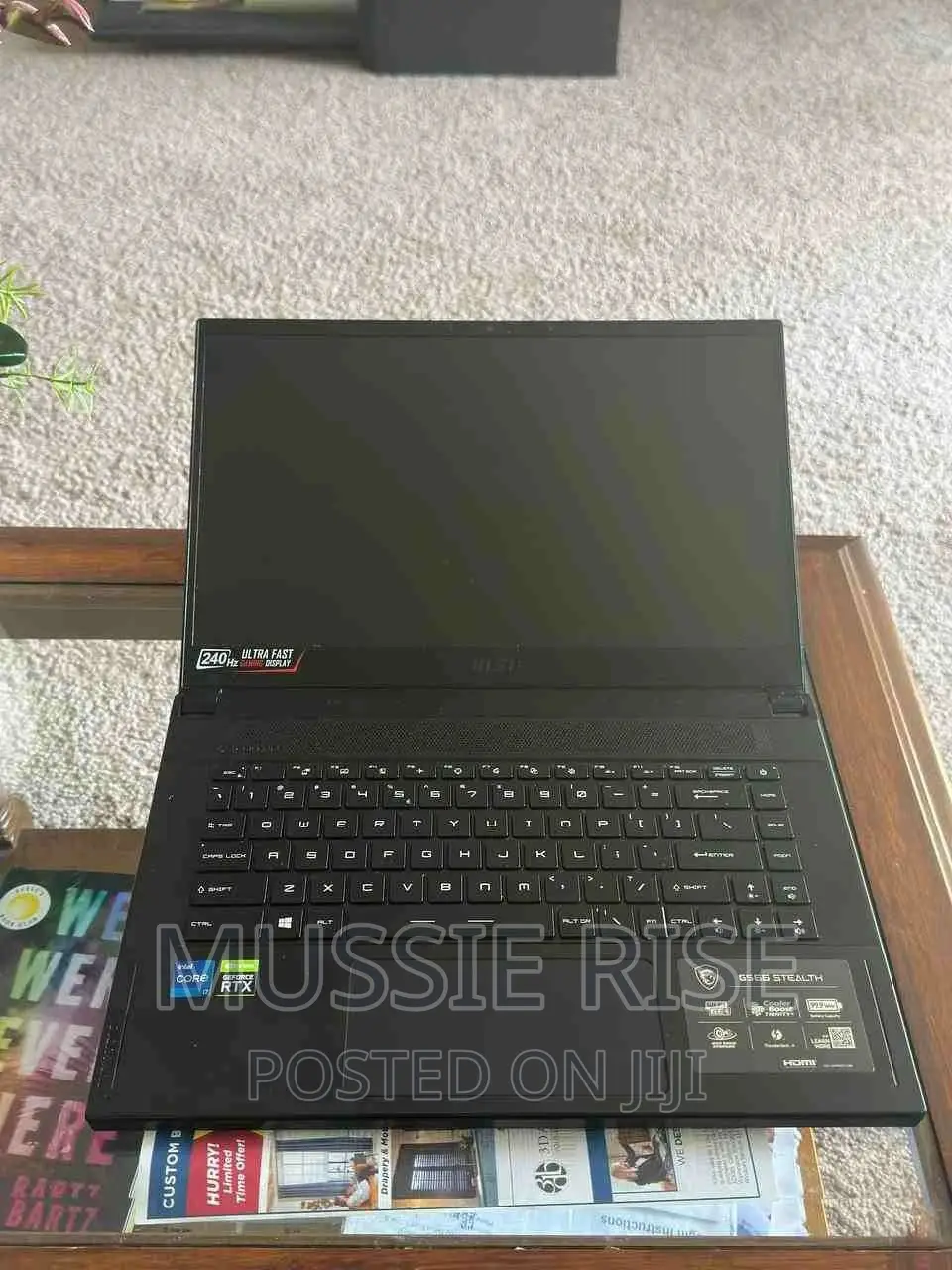 New Laptop MSI GS66 Stealth 10SGS 16GB Intel Core I7 SSD 1T