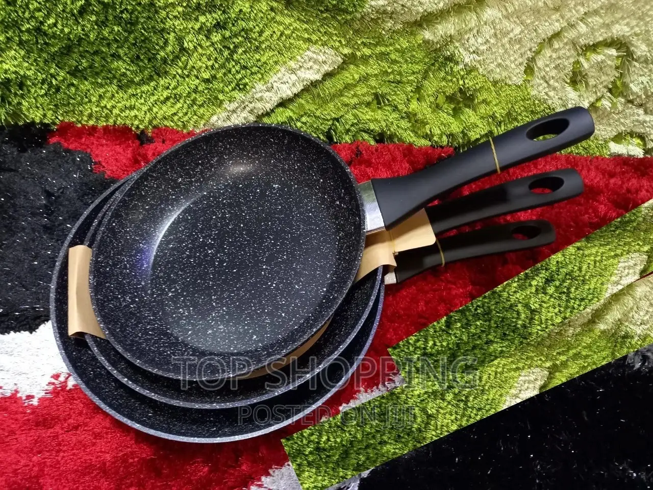 Momcoc 3pcs Fry Pan Set
የሴራሚክ መጥበሻ