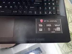 New Laptop MSI GP75 Leopard 16GB Intel Core I7 SSD 1T