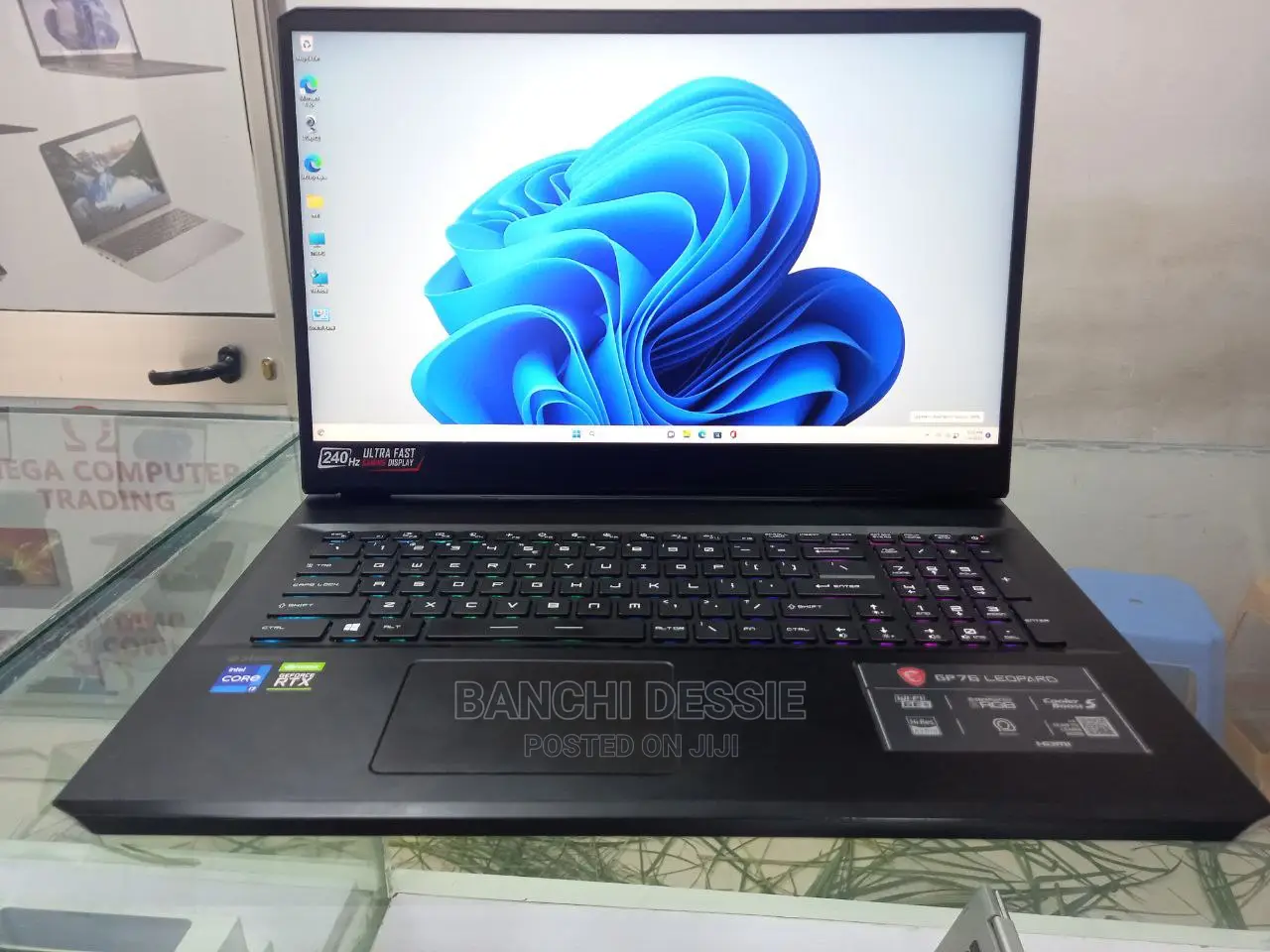 New Laptop MSI GP75 Leopard 16GB Intel Core I7 SSD 1T