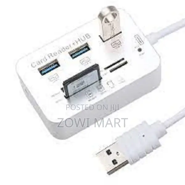 USB to 3-Port USB 3.0multi Card Reader Hub Adapter