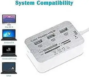 USB to 3-Port USB 3.0multi Card Reader Hub Adapter