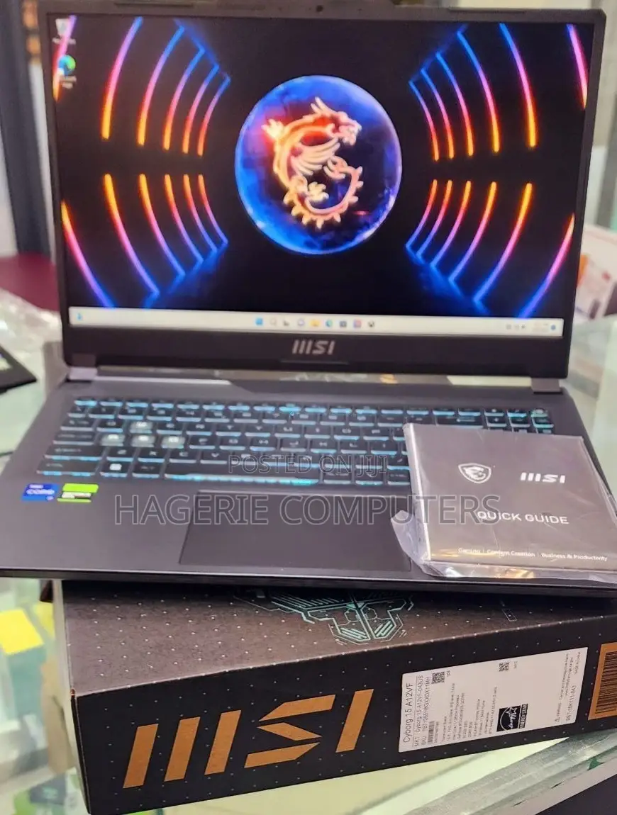 New Laptop MSI Crosshair 15 8GB Intel Core I7 SSD 1T