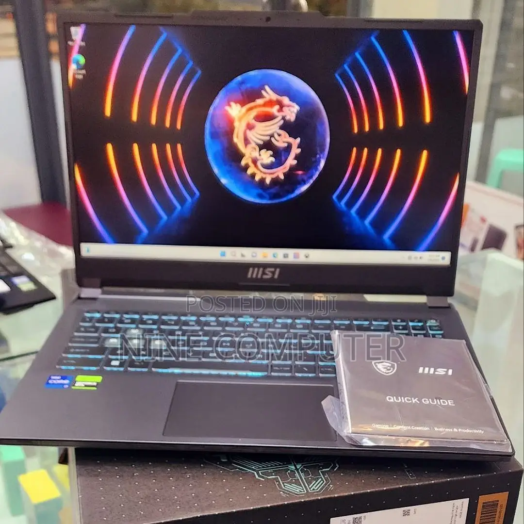 New Laptop MSI 16GB Intel Core I7 SSD 1T