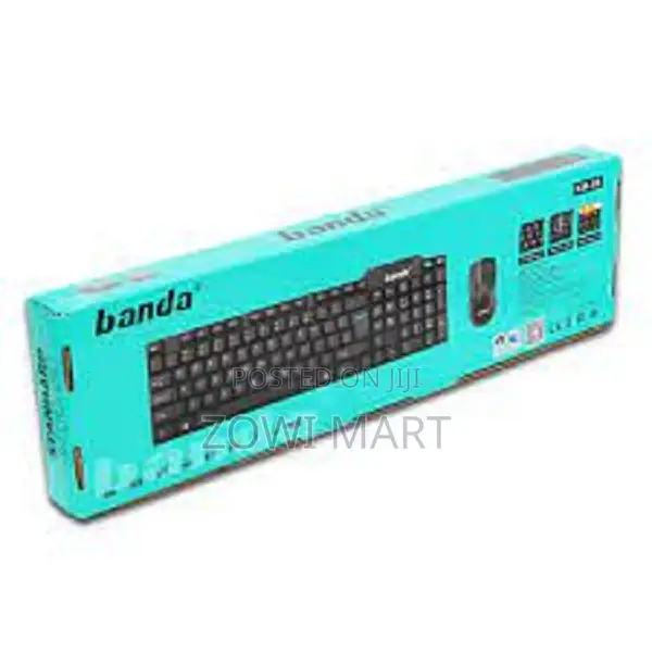 Banda KM-88 USB Wired Computer Keyboard and Wired Mouse Comb