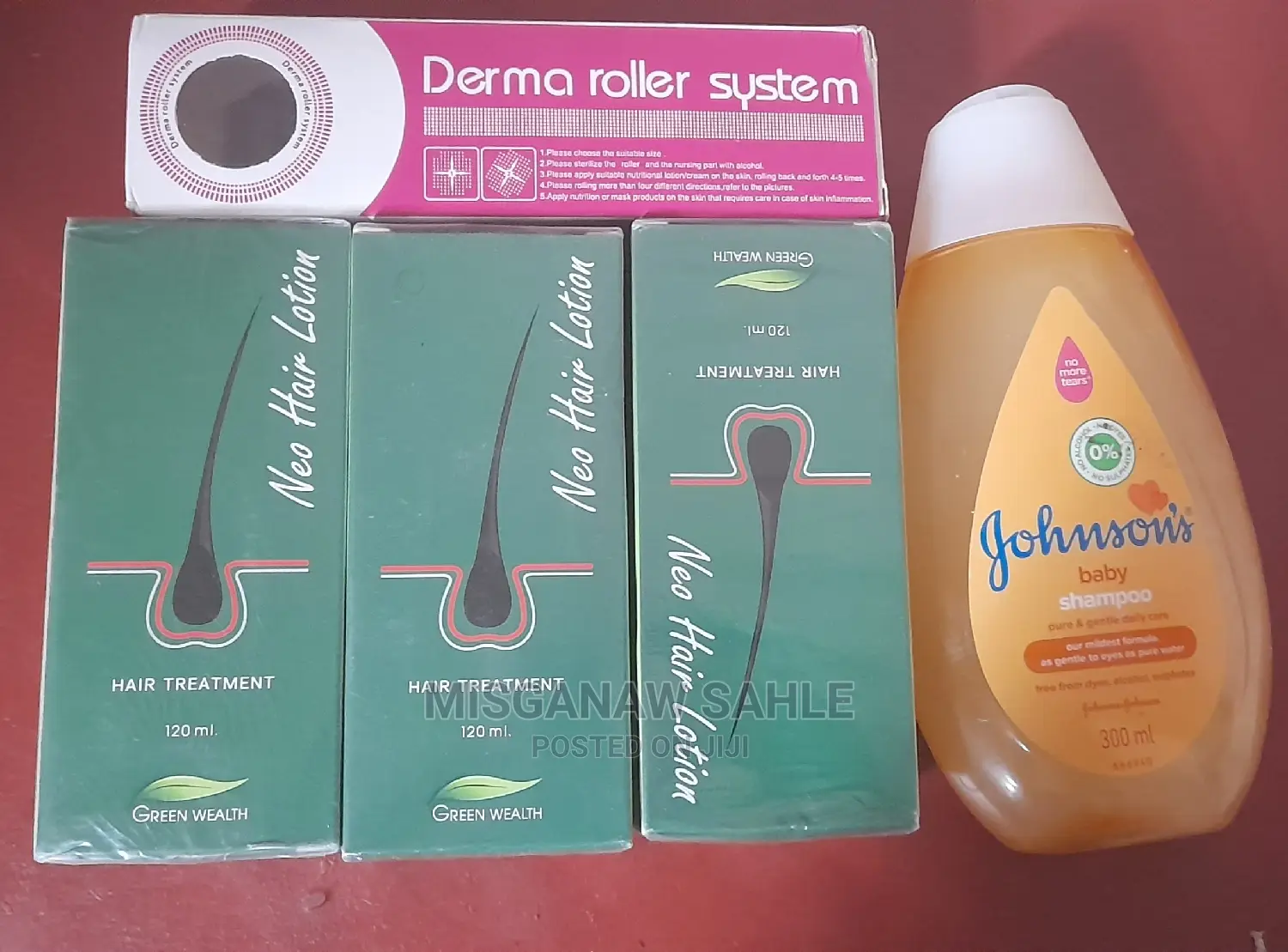 ኒዮ NEO HAIR LOTION And Derma Roller