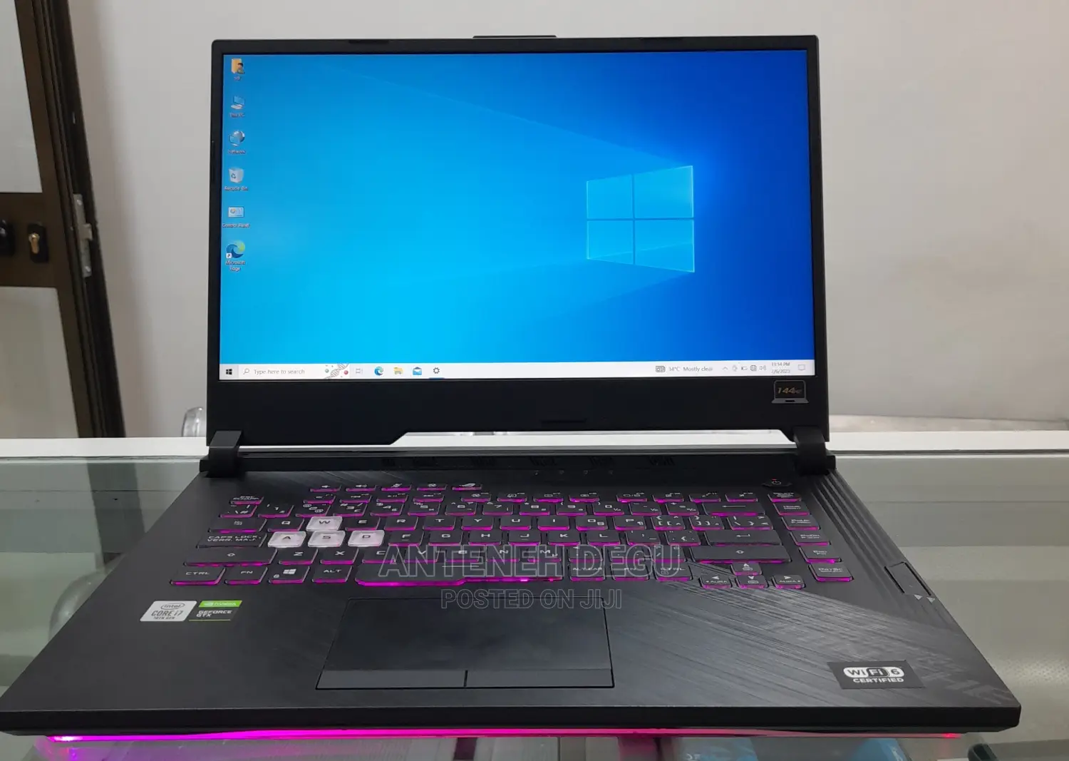 New Laptop Asus ROG Strix G15 16GB Intel Core I7 SSD 512GB