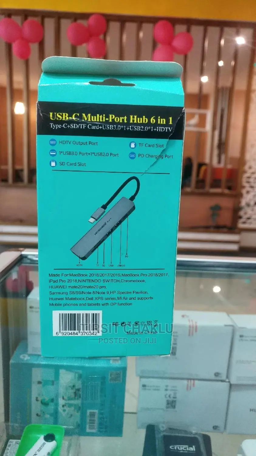 Usb-C Multi-Port Hub 6 in 1