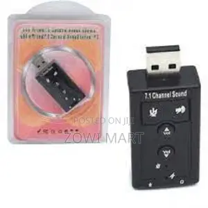 Photo - 7.1-Channel Virtual USB 3D Audio Adapter External Sound Card