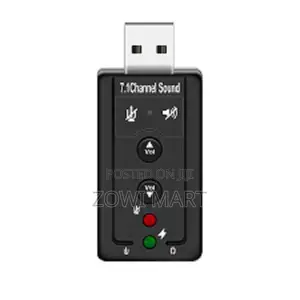 7.1-Channel Virtual USB 3D Audio Adapter External Sound Card