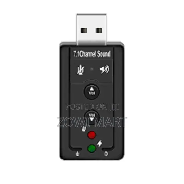 7.1-Channel Virtual USB 3D Audio Adapter External Sound Card