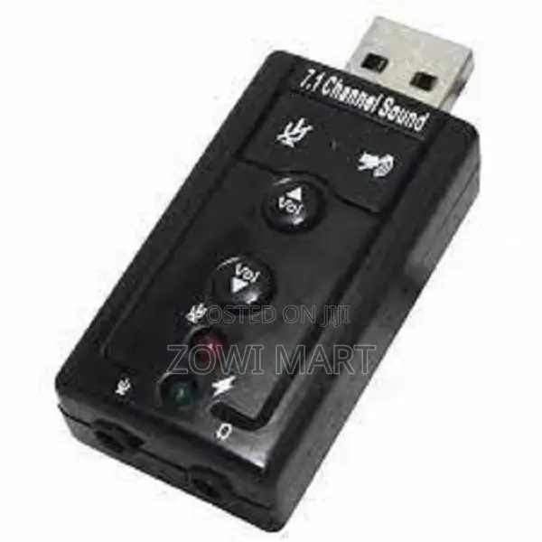 7.1-Channel Virtual USB 3D Audio Adapter External Sound Card