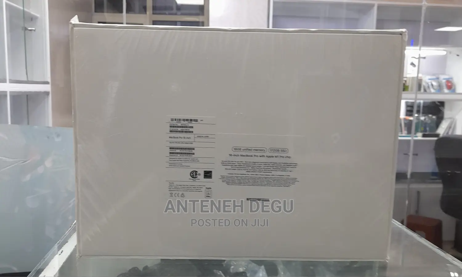 New Laptop Apple MacBook Pro 2021 M1 16GB Apple M1 SSD 512GB