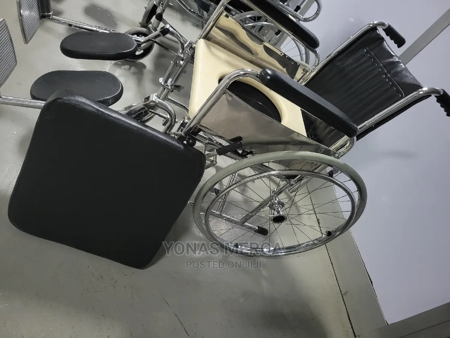 Wheelchair in Ethiopia Used With Toilet