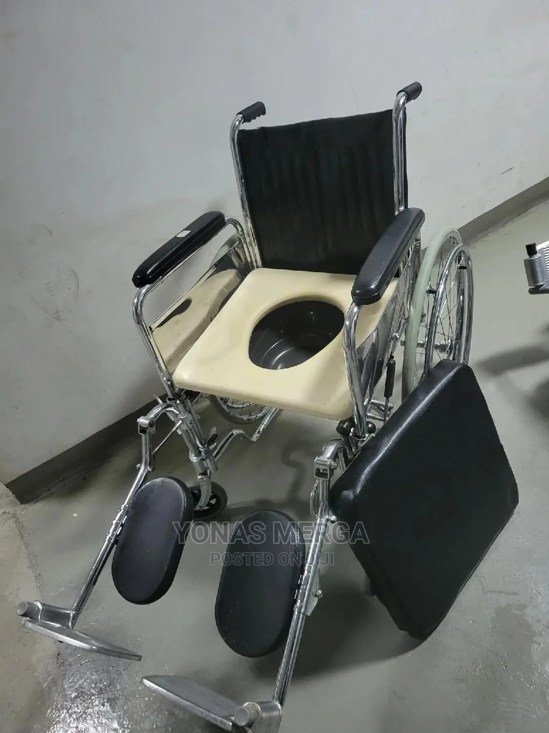 Wheelchair in Ethiopia Used With Toilet