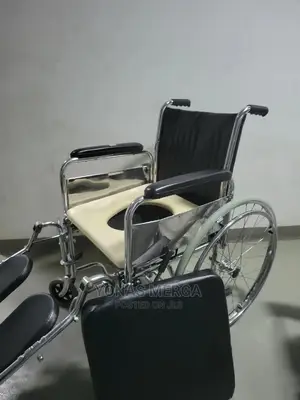 Wheelchair in Ethiopia Used With Toilet