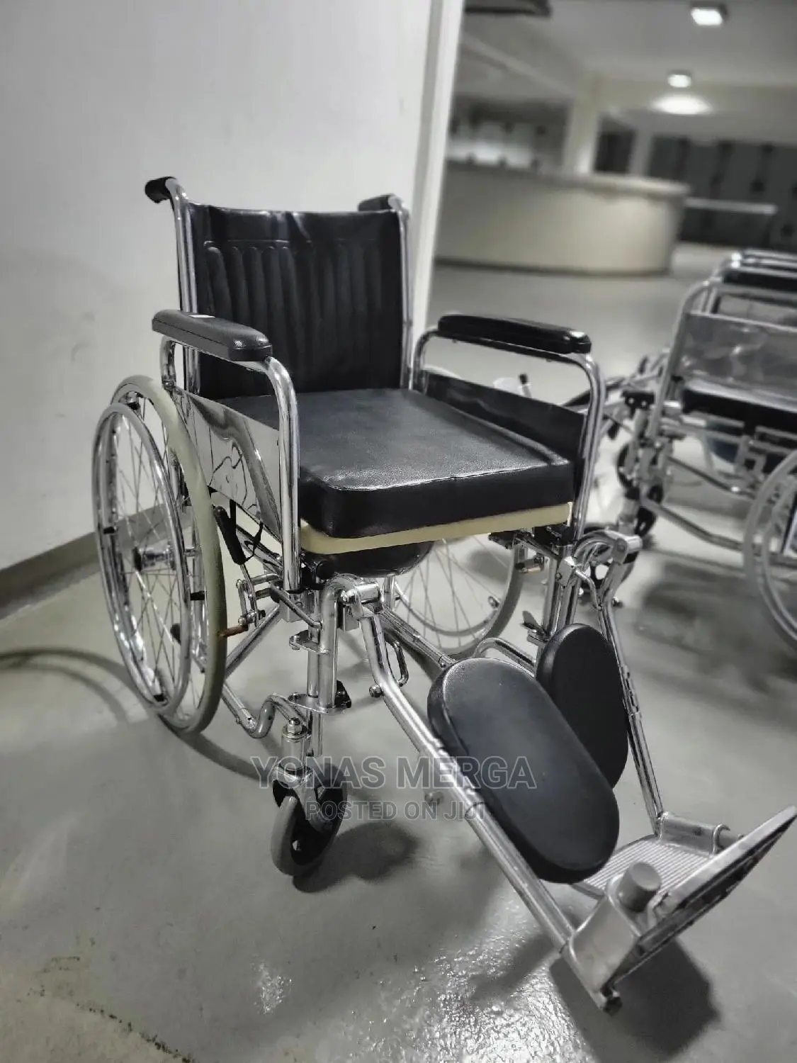 Wheelchair in Ethiopia Used With Toilet